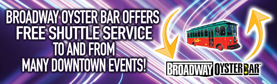 Broadway Oyster Bar Free Shuttle